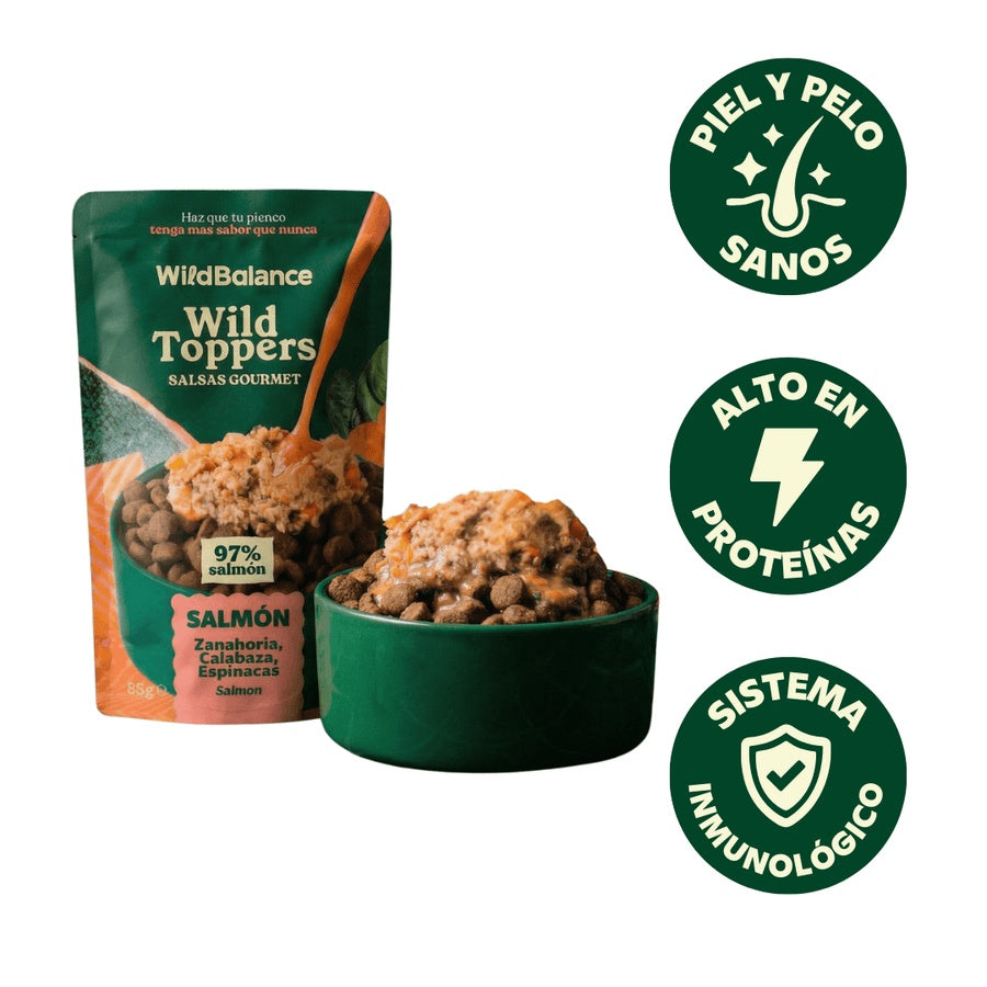 Wild Toppers Salsas Gourmet Salmon Wild Balance 85g