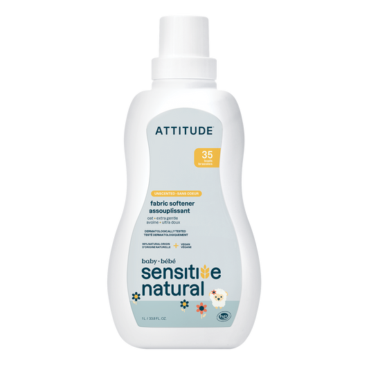 Suavizante para ropa Sensitive Natural Baby Care Attitude 35 lavados
