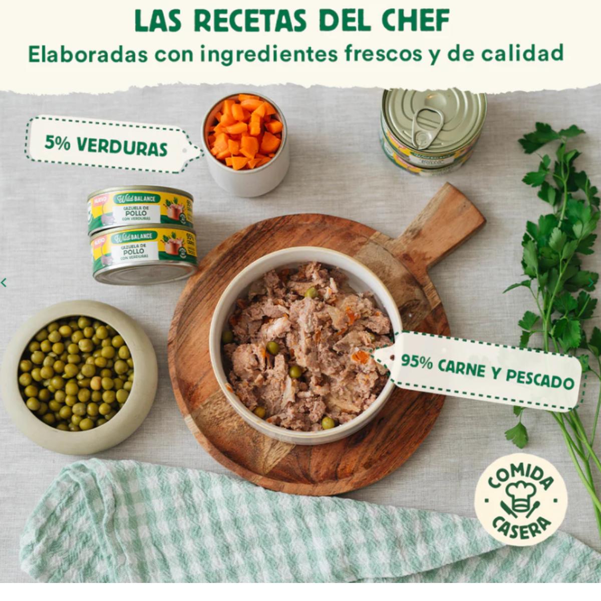 Caçarola de Frango Wild Balance para Gatos Lata 80g