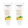 Embalagem de 2 dentífricos em gel especiais para crianças Weleda 50 ml