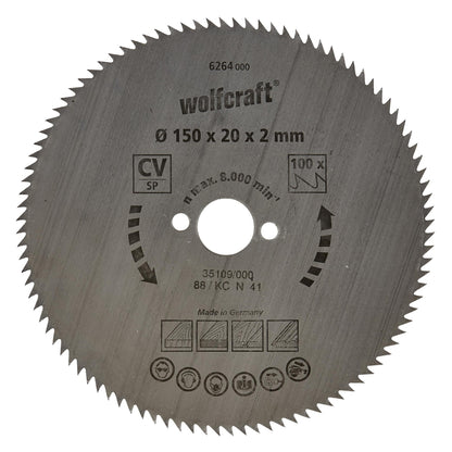 Lâminas de serra circular de corte fino Wolfcraft
