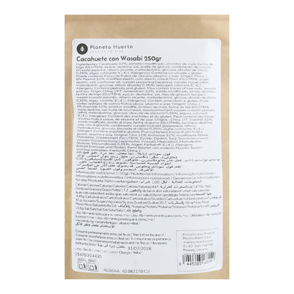 Planeta Huerto amendoim wasabi 250g 