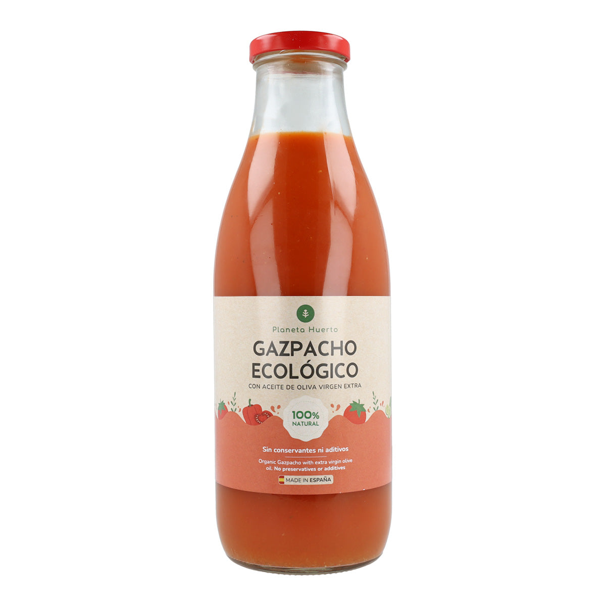Gaspacho Tradicional Orgânico com Planeta Huerto EVOO 1L