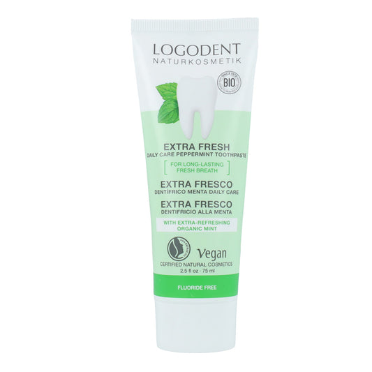 Pasta de dentes de menta Logona Bio Daily Care 75 ml
