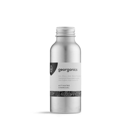 Colutório com carvão ativado e óleo de coco Georganics 100 ml