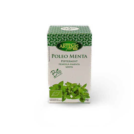 Artemis com 20 filtros de menta e poejo.