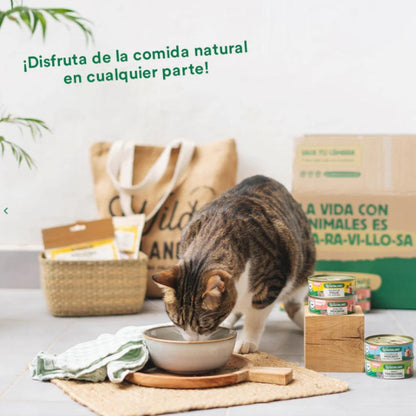 Ragu Tradicional de Carne e Frango Equilíbrio Selvagem para Gatos 6 x 80 g