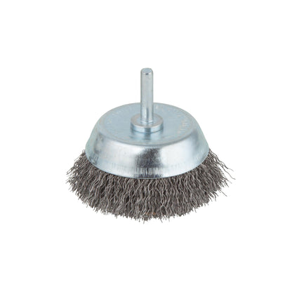 1 escova de metal Wolfcraft com haste de 6 mm
