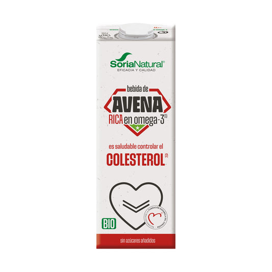 Bebida de Aveia Biológica rica em Ómega 3, Soria Natural, 1L