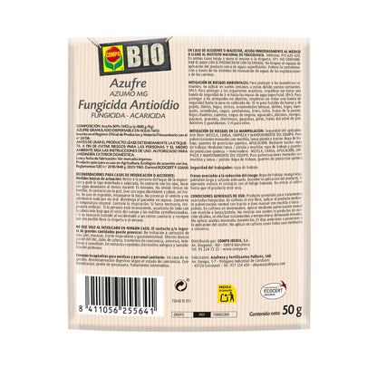 Compo Bio Fungicida Acaricida Enxofre Anti-Ódio 50 g