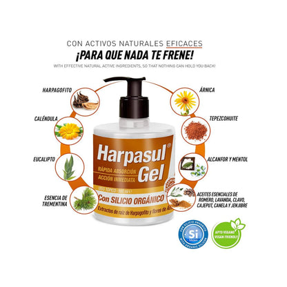 Gel HARPASUL® com silício orgânico Natysal 200 ml.