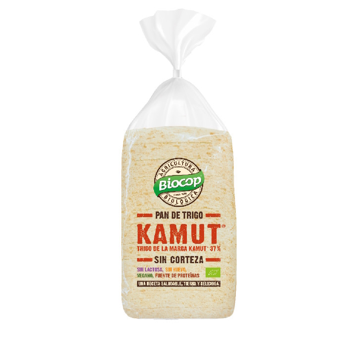 Pão sem crosta biológico Biocop Kamut 300 g