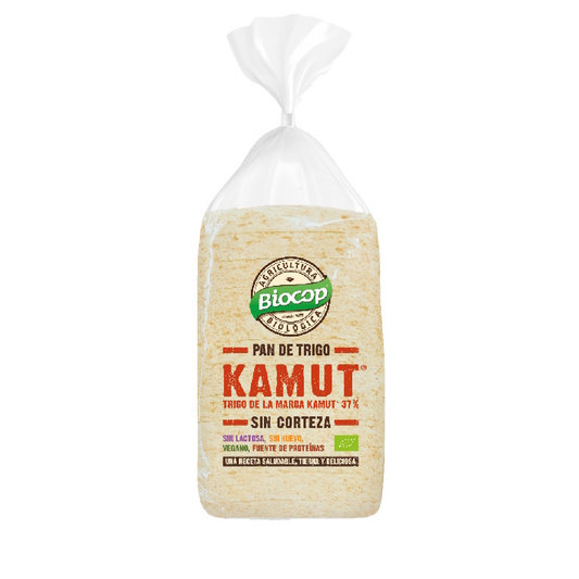 Pão sem crosta biológico Biocop Kamut 300 g