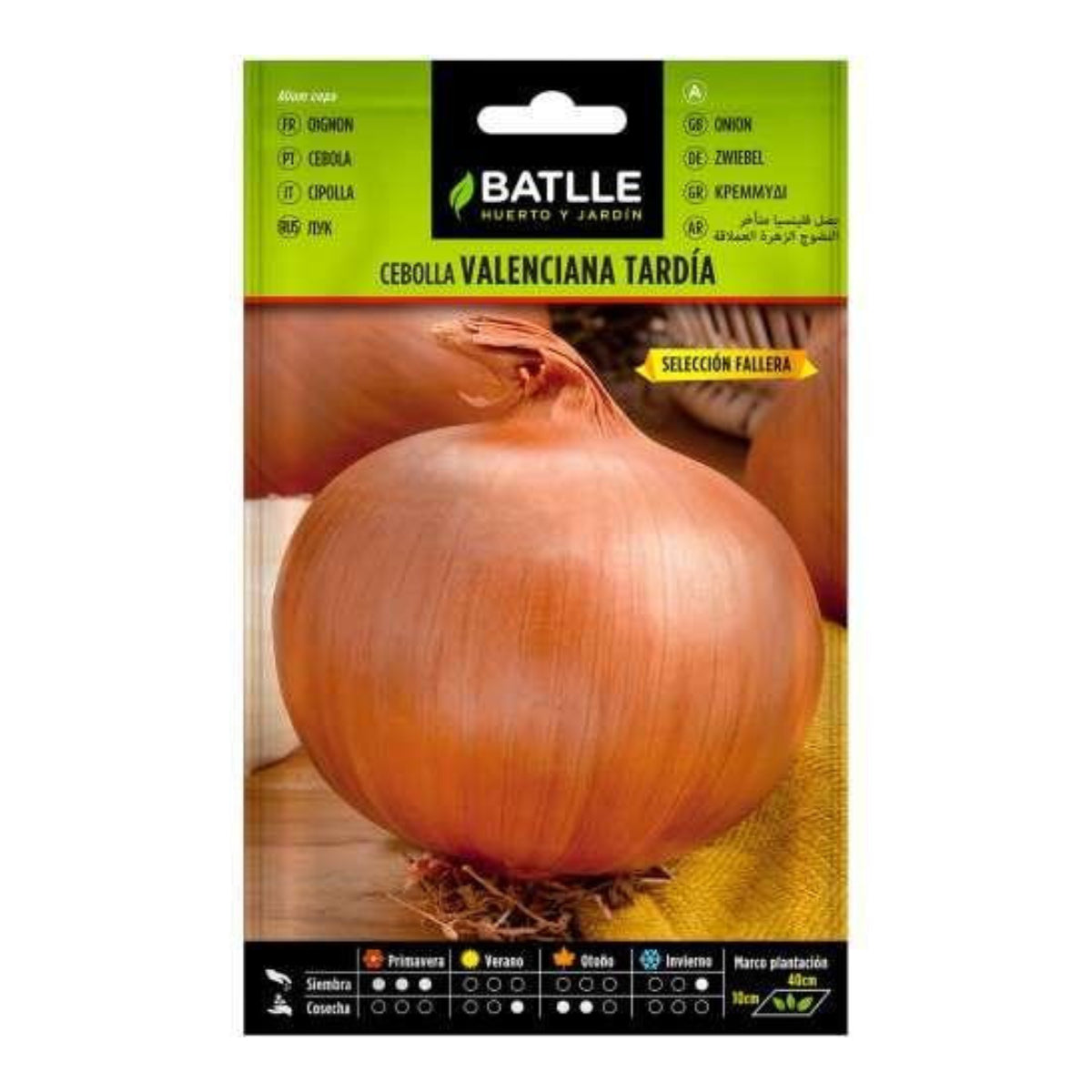 Sementes de cebola valencianas tardias, Fallera Batlle