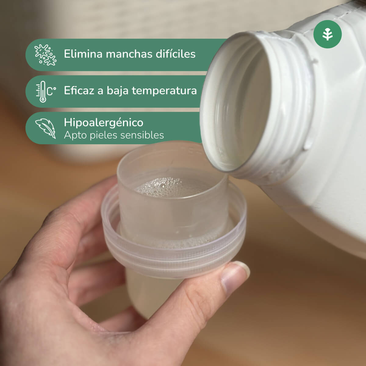 Detergente líquido para roupa Planeta Huerto ECO sem perfume 5 litros
