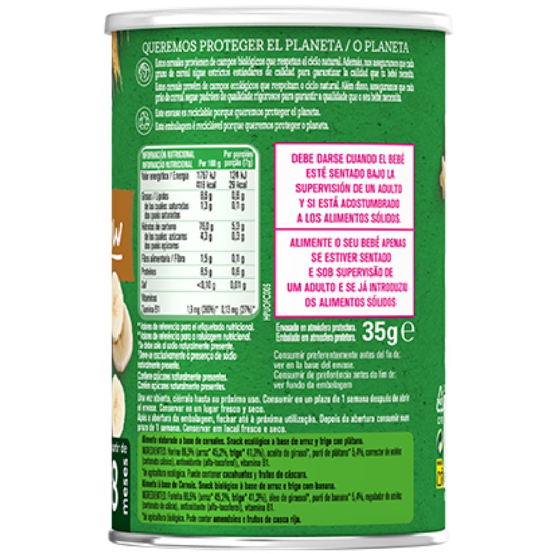 Snack Orgânico Gerber e Arroz com Banana 35 g Snack Organic e Arroz Gerber com Banana