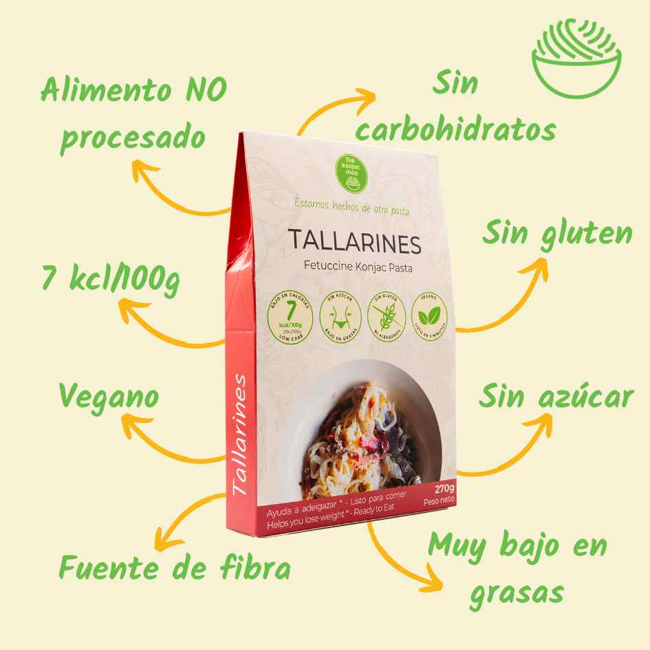 Macarrão Konjac The Konjac Shop 270g
