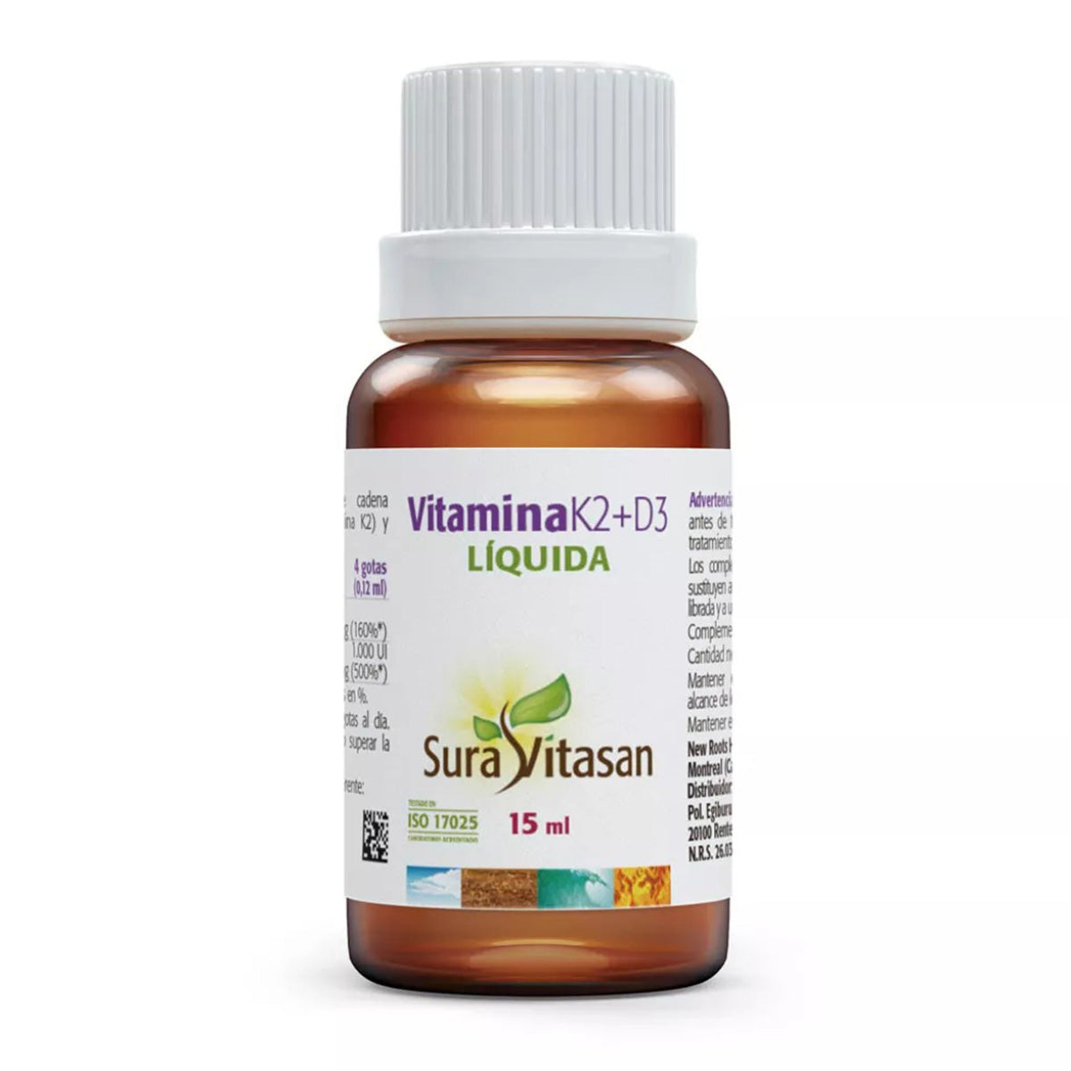 Pack 2x Vitamina K2+D3, Sura Vitasan, 15 ml