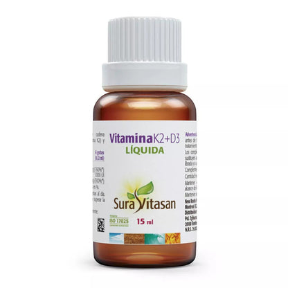 Pack 2x Vitamina K2+D3, Sura Vitasan, 15 ml