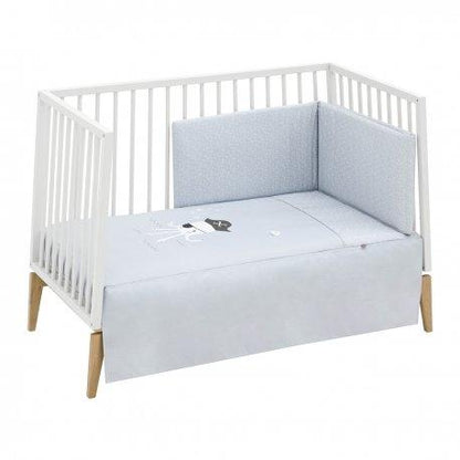 Conjunto de edredão de 2 peças IV. Cambrass / Rosa-céu / Berço 70