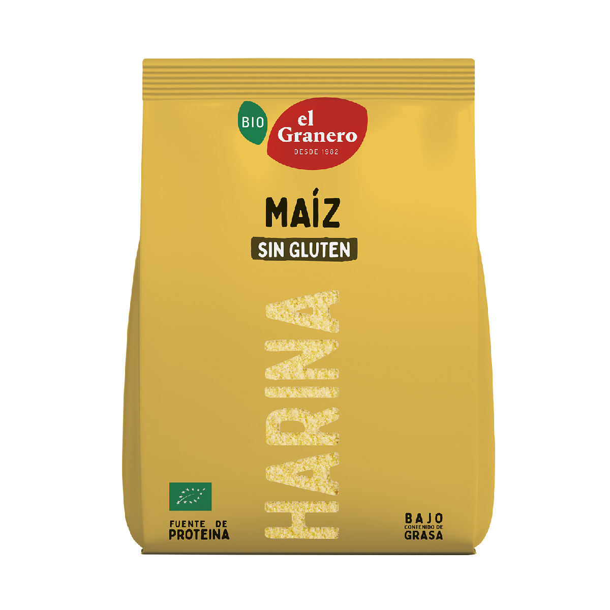 Farinha de milho biológica El Granero 500 g