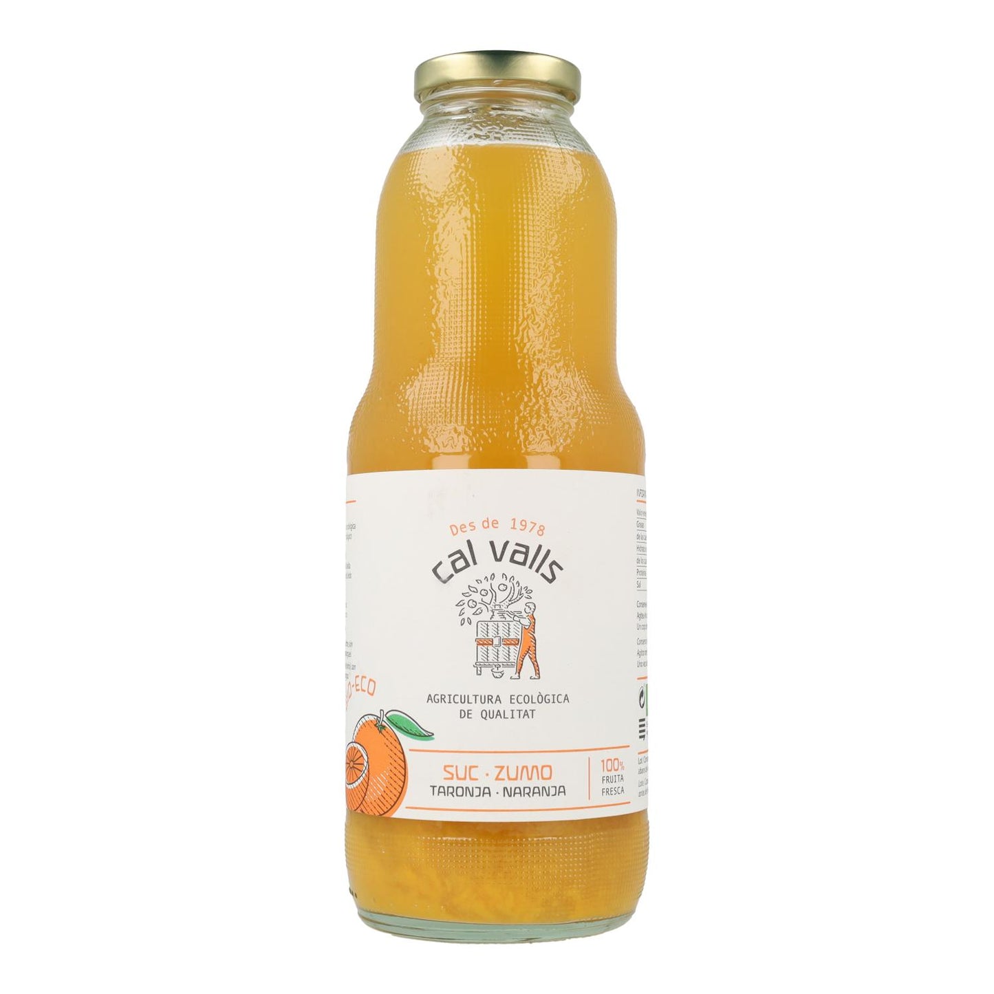 Sumo de Laranja Biológico Cal Valls 1 L