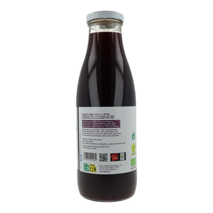Sumo de mirtilo orgânico 100% espremido ékolo 750 ml