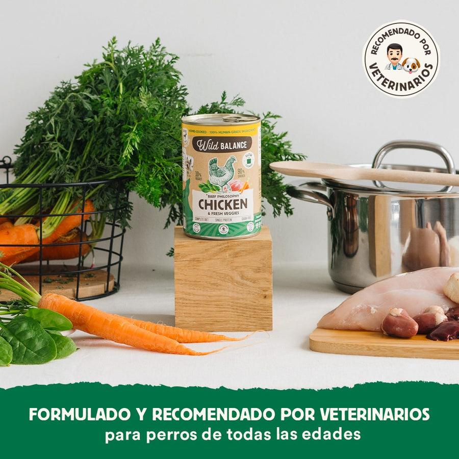 Wild Balance BARF Frango em Lata para Cães 400g