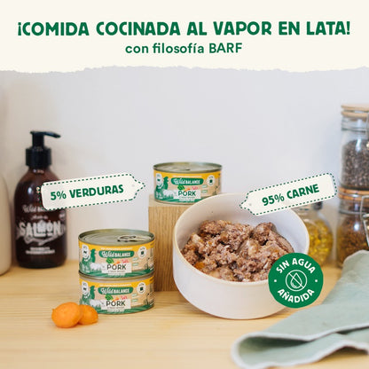 Wild Balance Pork and Vegetable BARF Lata para Gatos 120g