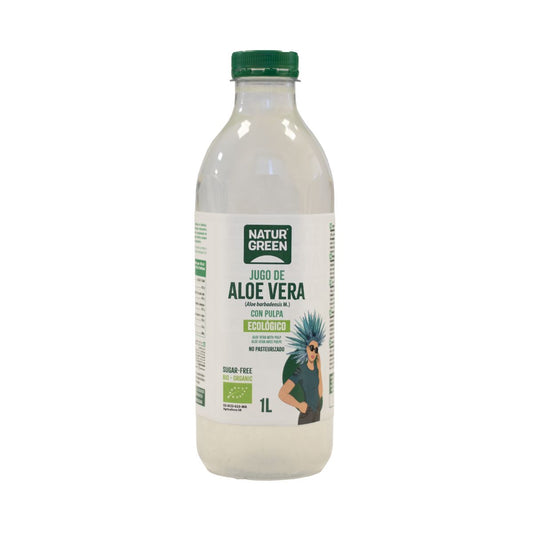 Sumo de Aloé Vera com polpa NaturGreen 1 L
