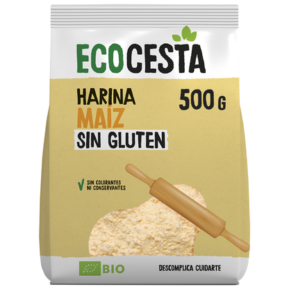 Farinha de Milho Biológica, 500 G Ecocesta