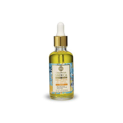 Complexo de óleo Oblepikha reparador de pontas duplas, 50 ml