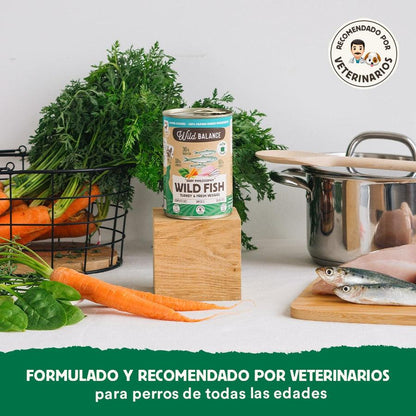 Wild Balance BARF Peixe e Peru Lata para Cães 400g