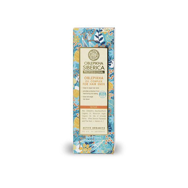 Complexo de óleo Oblepikha reparador de pontas duplas, 50 ml