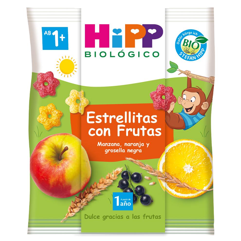 Estrelas de fruta biológica +12 meses HiPP 30 g