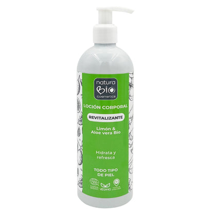 Loção Corporal Revitalizante Biológica Naturabio Limão e Aloé 500 ml
