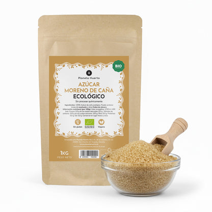 Açúcar mascavado biológico de cana da Planeta Huerto 1 kg