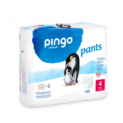 Fraldas-calças tamanho 4 (7 - 18 kg) Pingo 30 unidades