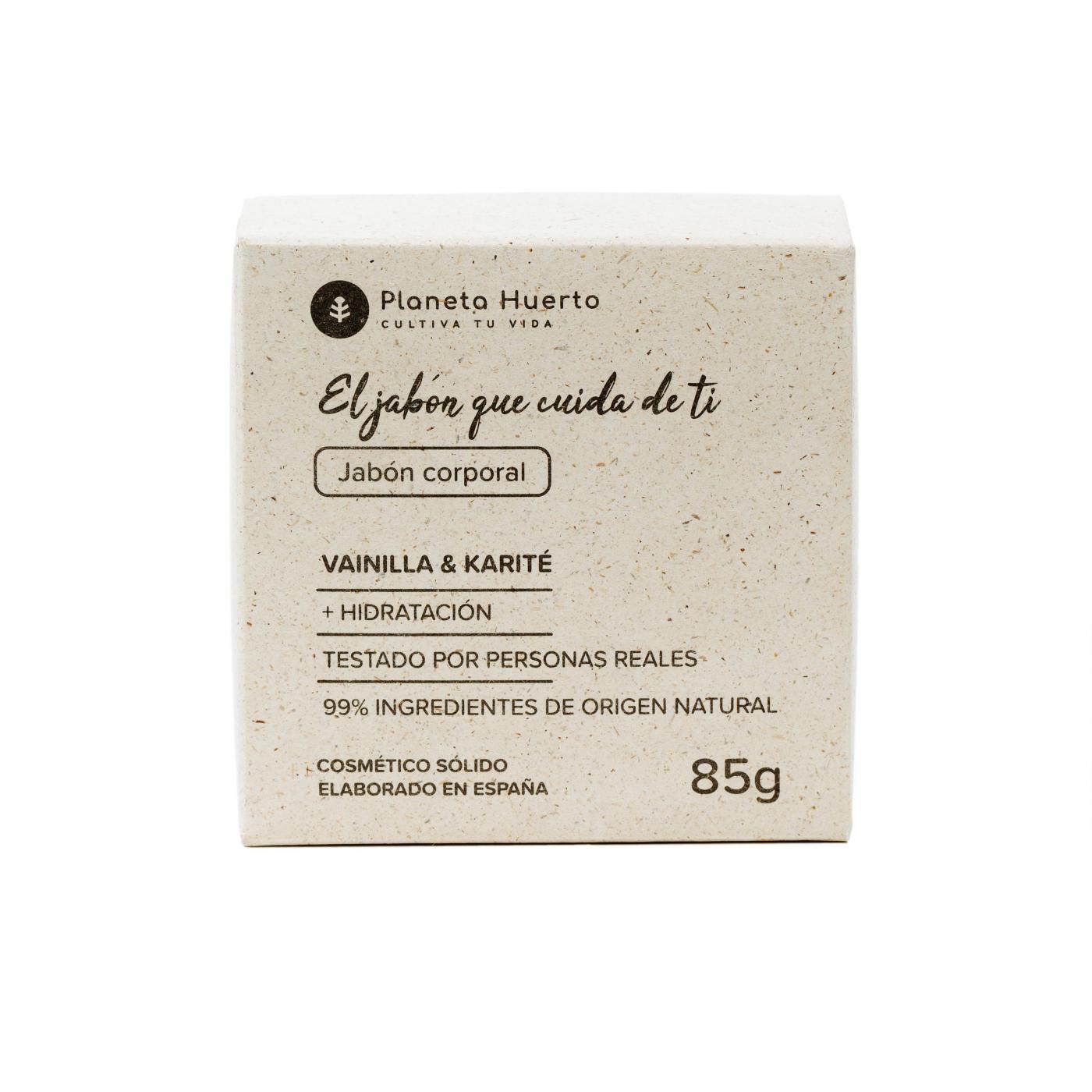 Sabonete Corporal Sólido Planeta Huerto Baunilha e Karité 85 gr