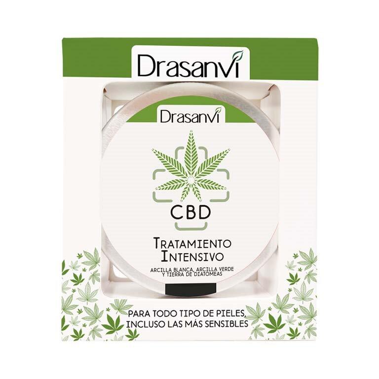 Crema facial CBD mezcla de arcillas 140 g Drasanvi