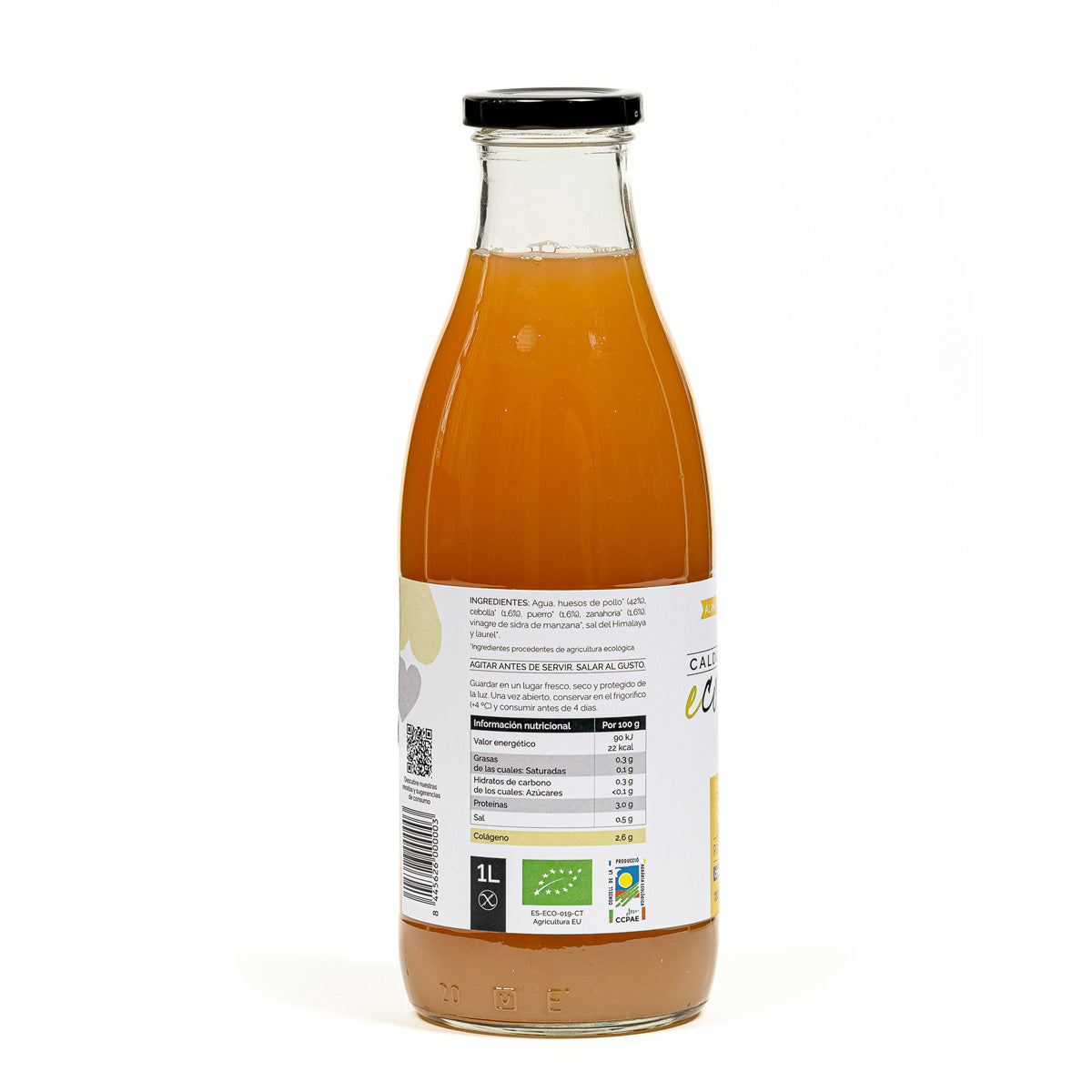 Caldo de Osso de Frango Ecolagen Biológico com Legumes 1L