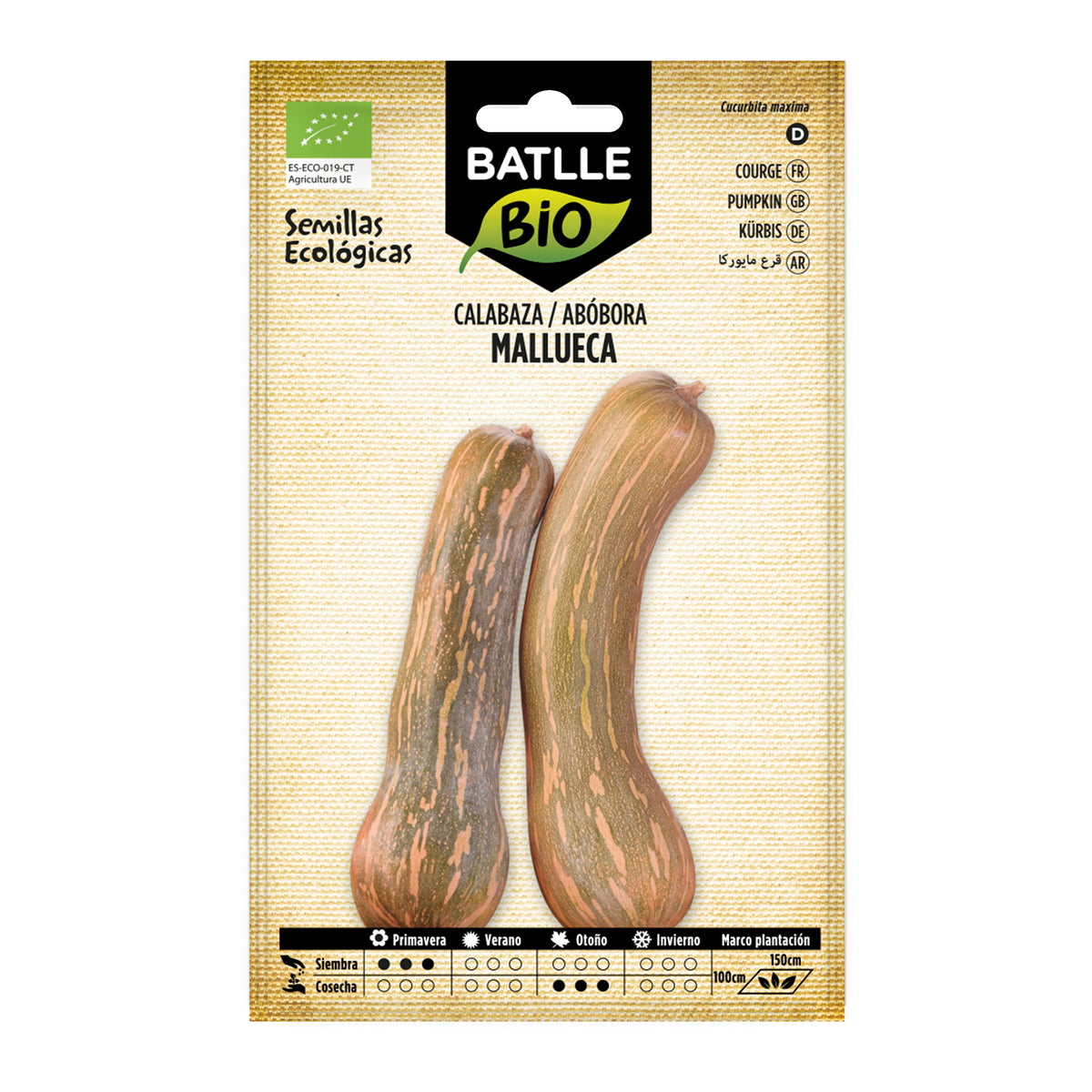 Sementes de abóbora biológicas Batlle Maiorca