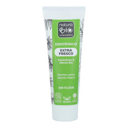 PROMOÇÃO Embalagem com 2 unidades de Pasta de Dentes Hortelã e Equinácea Bio Sem Flúor NaturaBio 75 ml
