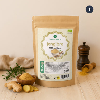 Gengibre em pó biológico Planeta Huerto 500 g