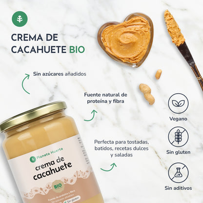 Manteiga de Amendoim Biológica Planeta Huerto 350g