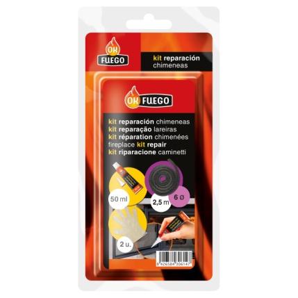 Kit de reparação para lareira e fogão Okfuego
