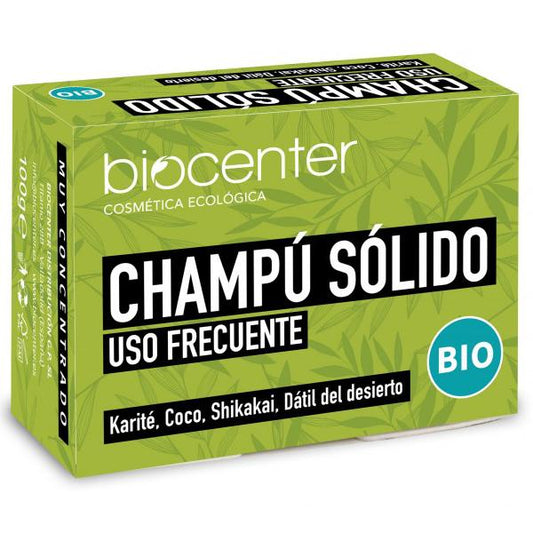 Champô sólido de uso frequente Karité Coco Shikakai Tâmara do Deserto 100 g