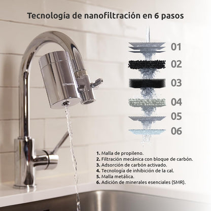 Filtro para torneira de água da torneira EcoPro Chrome SMR