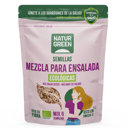 6 Mistura de Sementes para Salada, NaturGreen, 450g