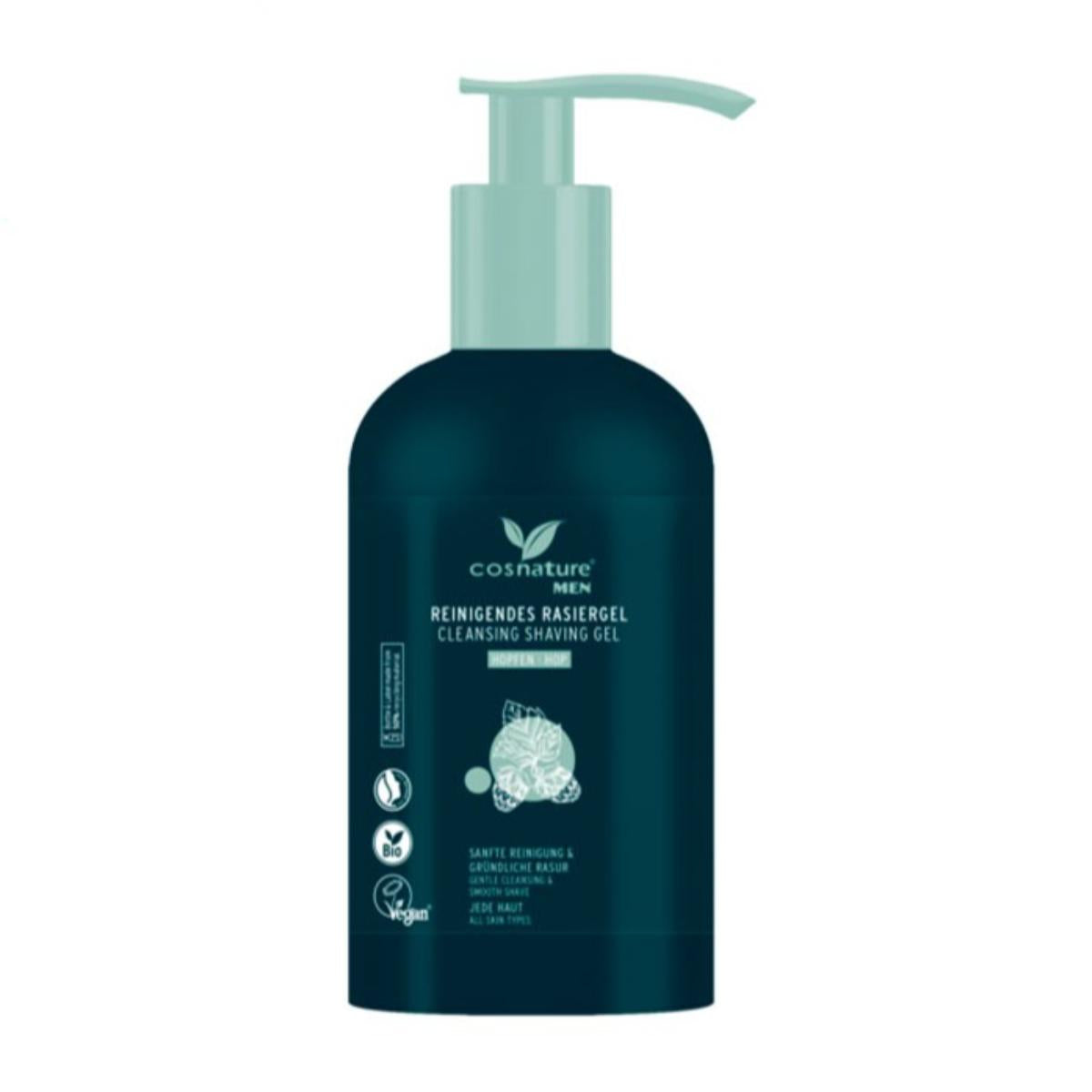 Gel de Barbear Masculino Cosnature Organic Hops 200 ml